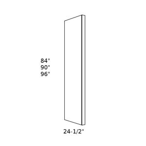 RP962403---3/4"x96"x24" with 3" Return Refrigerator Panel